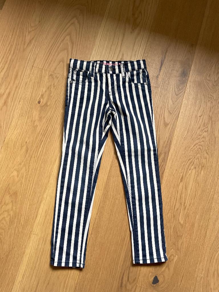 Broek maat 116 blauw wit streep NIEUW, Kinderen en Baby's, Kinderkleding | Maat 116, Ophalen, Nieuw, Jongen of Meisje, Broek