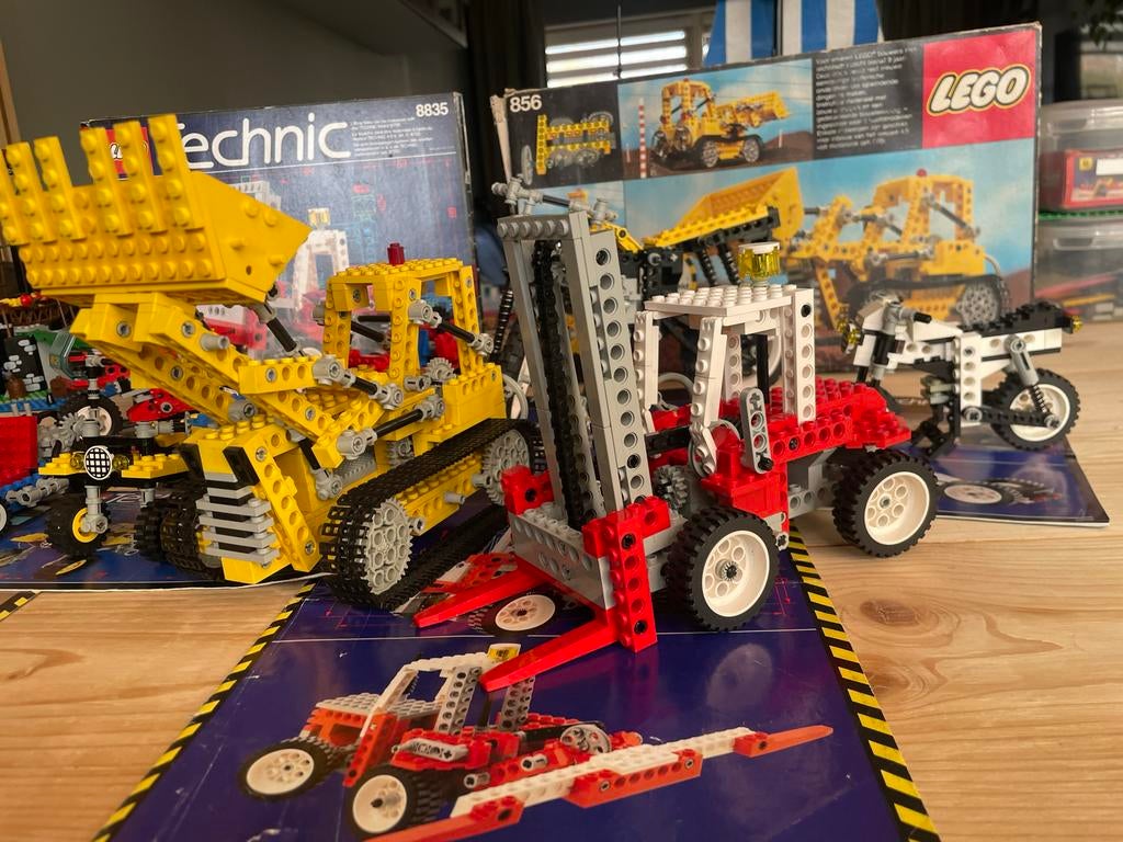 Vintage LEGO Technic Sets - Diverse Modellen, Ophalen of Verzenden, Gebruikt, Complete set, Lego