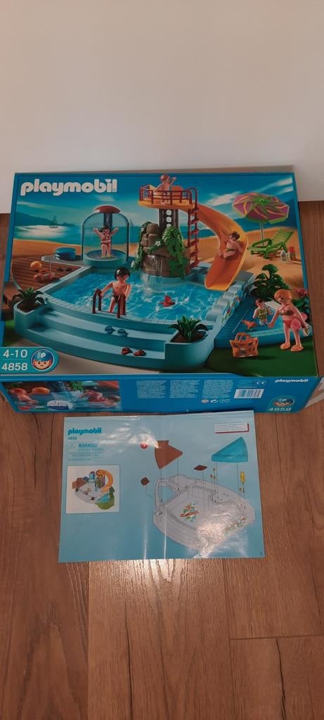 Groot zwembad van playmobil, Ophalen of Verzenden, Zo goed als nieuw