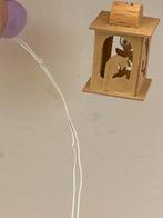 Poppenhuis hanglampje kerst, hout, Ophalen of Verzenden, Nieuw, Decoratie