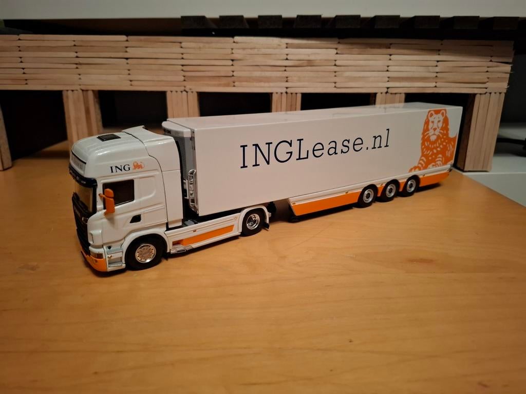 Scania ing, Hobby en Vrije tijd, Modelauto's | 1:50, Ophalen of Verzenden, Zo goed als nieuw, Bus of Vrachtwagen, Wsi