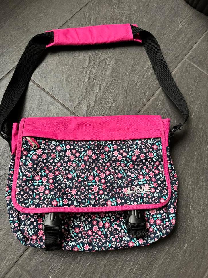 Meisjes tas ZGAN, Sieraden, Tassen en Uiterlijk, Tassen | Schooltassen, Zo goed als nieuw, Schoudertas, Minder dan 30 cm, Roze