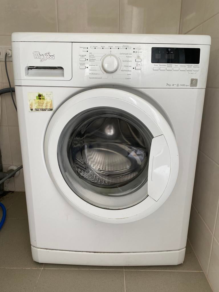 Whirlpool Nevada wasmachine, Witgoed en Apparatuur, Ophalen, Gebruikt, Voorlader, 85 tot 90 cm