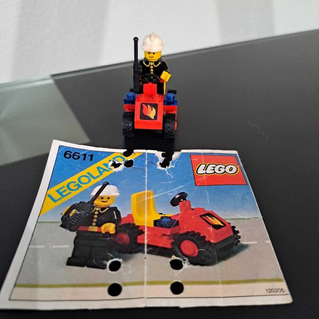 Legoland 6611 Fire Chief's Car., Ophalen of Verzenden, Zo goed als nieuw, Lego