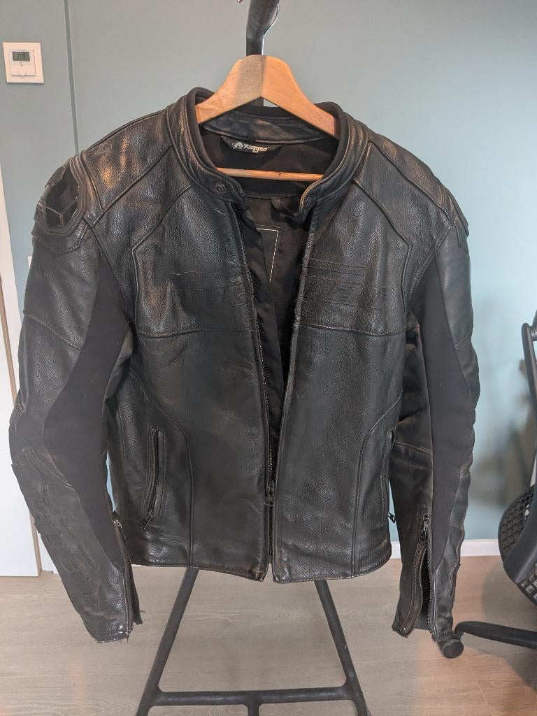 Furygan leather motorcycle jacket + pants size M (40)/38, Motoren, Ophalen, Furygan, Heren, Jas | leer