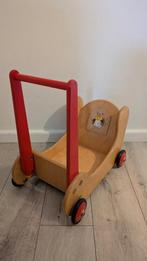 Houten loopkar/poppenwagen Janbibejan, Ophalen, Gebruikt, Duw- of Trekspeelgoed