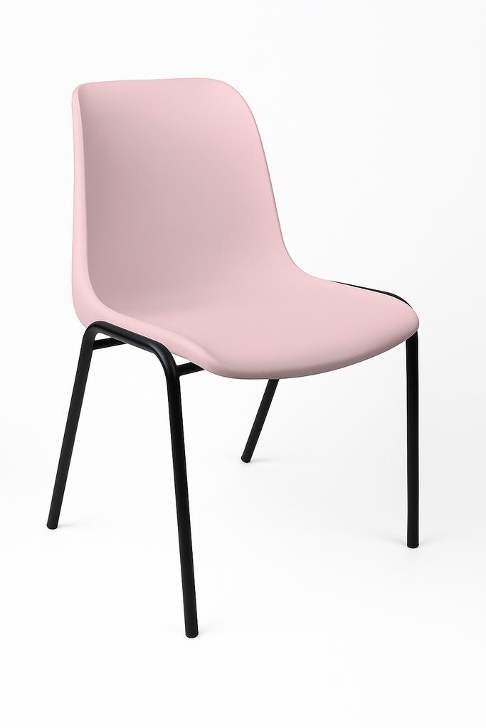 Kuipstoelen Helene roze kantinestoelen pink stapelstoelen, Huis en Inrichting, Stoelen, Everardo, Nieuw, Info@everardo.nl, Ophalen of Verzenden