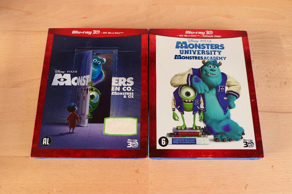 blu-ray s  monsters en co  1 koop, Ophalen of Verzenden, Zo goed als nieuw, Tekenfilms en Animatie, Boxset