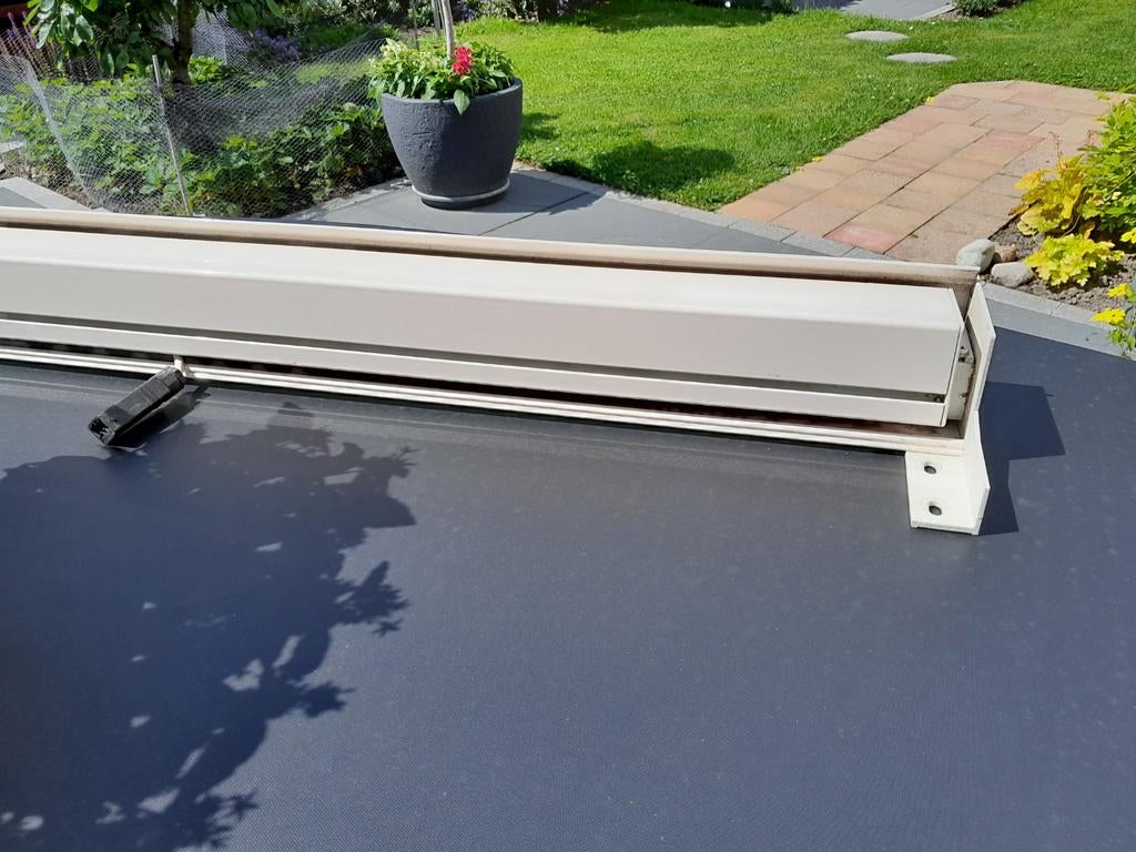 Uitval scherm breed 215 -uitval 100 -doek-rood, Ophalen, 200 cm of meer, 200 cm of meer