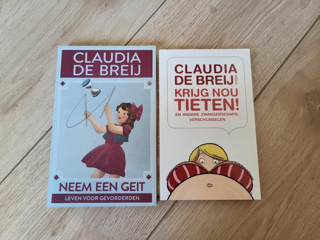 Twee boeken van Claudia de Breij, Ophalen, Claudia de Breij, Verhalen, Zo goed als nieuw