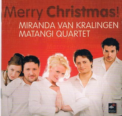 Merry Christmas-Miranda van Kralingen/Matangi Quartet, Cd's en Dvd's, Cd's | Kerst en Sinterklaas, Nieuw in verpakking, Kerst
