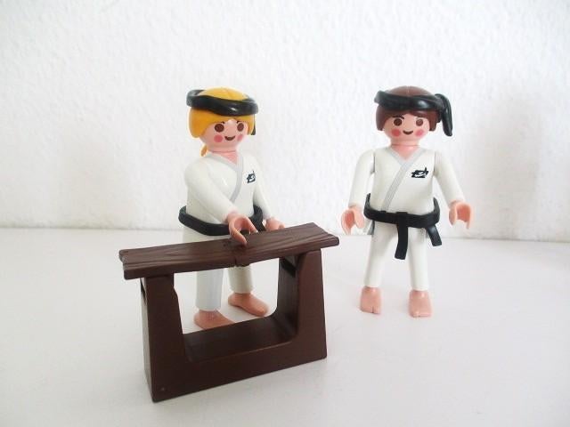 playmobil karate sport 2 vrouwen, Ophalen of Verzenden, Gebruikt, Complete set