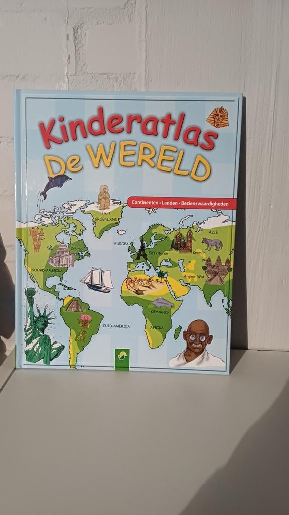 Kinderatlas de wereld, Ophalen of Verzenden, Zo goed als nieuw