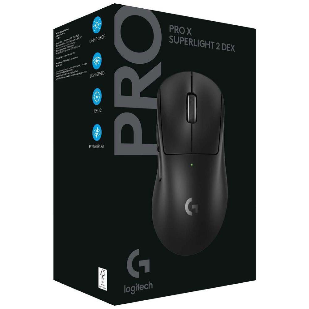 Logitech G Pro X Superlight 2 DEX, Computers en Software, Rechtshandig, Muis, Logitech G, Verzenden