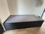 Bed, Ophalen, 90 cm, Eenpersoons, Wit