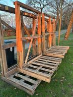 Kozijnbok glasbok, 100 liter of meer, Ophalen, Zo goed als nieuw, Transportkar