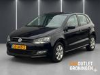 Volkswagen Polo 1.2 TSI | NWE APK | AIRCO | CRUISE | ORI NL, Auto's, Voorwielaandrijving, Euro 5, Stof, Zwart