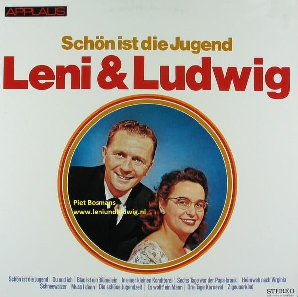Schlager L.P. (1973) Leni & Ludwig - Schön is die Jugend, Ophalen of Verzenden, Gebruikt, 12 inch, Levenslied of Smartlap