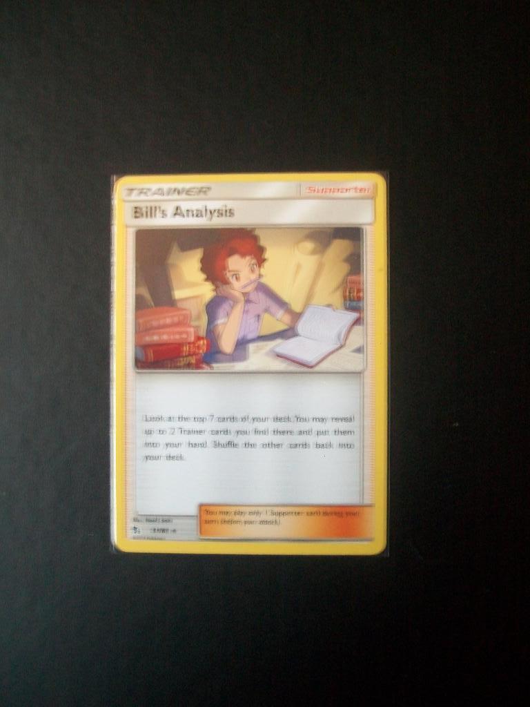 9782. Nieuwe Pokemon Trainer Kaart BILL's ANALYSIS (51/68), Verzenden, Nieuw, Losse kaart