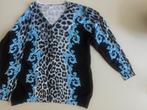 twinset panter blauw zwart wit L / M. TMT Fashion, Kleding | Dames, Blauw, Maat 42/44 (L), TMT Fashion, Ophalen of Verzenden