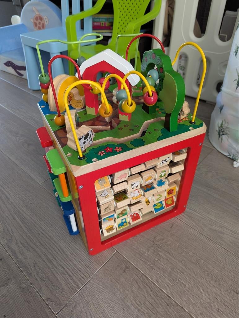 Battat - Grote houten motoriekspeelgoed, Ophalen of Verzenden, Gebruikt, Overige typen