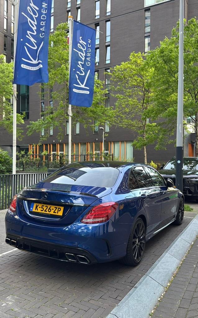Mercedes C250 Edition 1 Pano, Camera,Carplay FULL OPTIES!, Auto's, Automaat, 1800 kg, 4 cilinders, Blauw