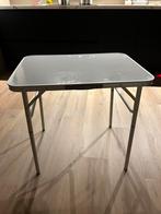 2x campingtafel inklapbaar met handvat 55x75x70, Ophalen, Zo goed als nieuw, Campingtafel