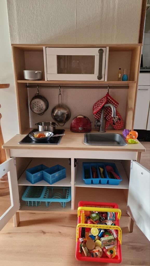IKEA Duktig kinderkeuken met accessoires, Ophalen, Gebruikt, Hout, Speelkeuken