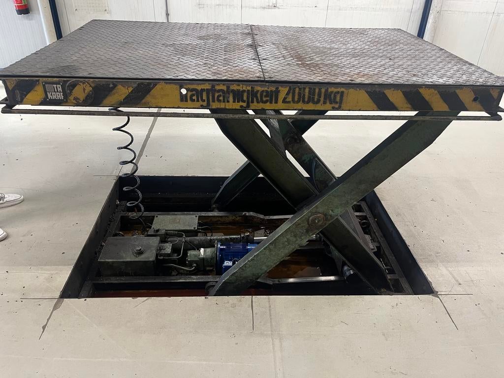 Heftafel 2000 kg, 1000 tot 2000 kg, Ophalen, Hydraulisch, Overige typen