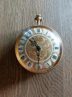 Vintage Antieke Goud Vergulden Zakhorloge Ernest Borel Zie F, Ophalen of Verzenden, Goud