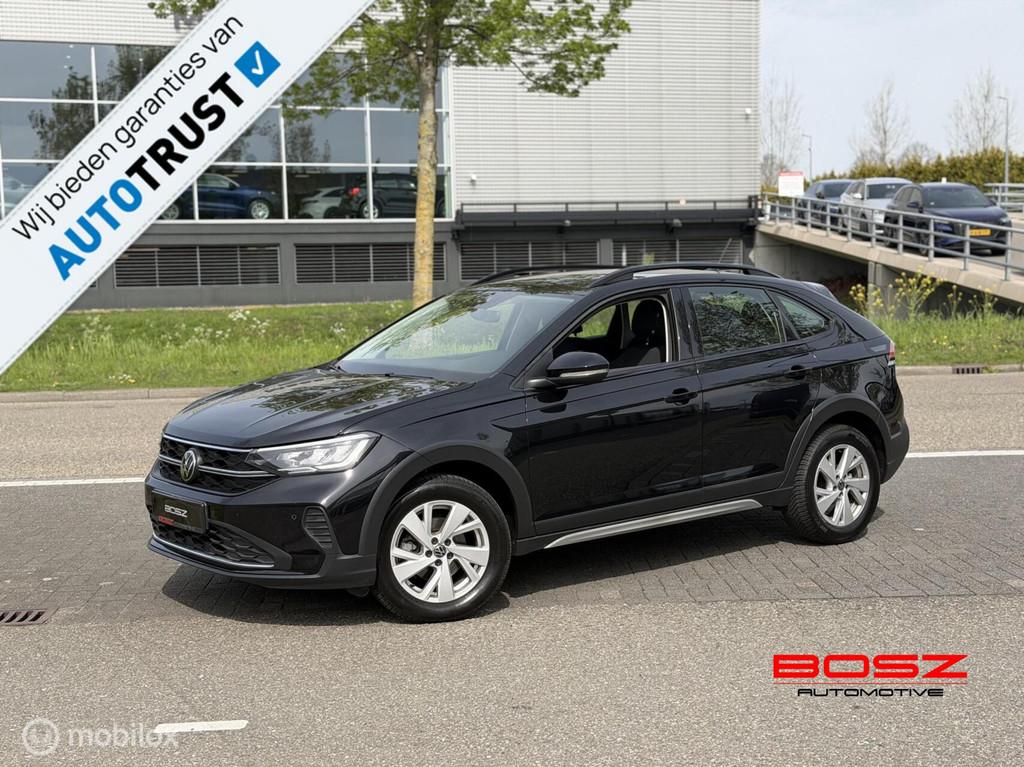 Volkswagen Taigo 1.0 TSI DSG LED CARPLAY CAMERA LANE, Adaptive Cruise Control, Stof, Met garantie (alle), Zwart