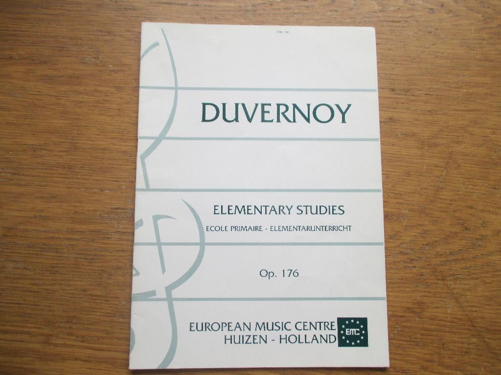DUVERNOY - ELEMENTARY STUDIES OP.176 - PIANO, Gebruikt, Klassiek, Les of Cursus, Ophalen of Verzenden