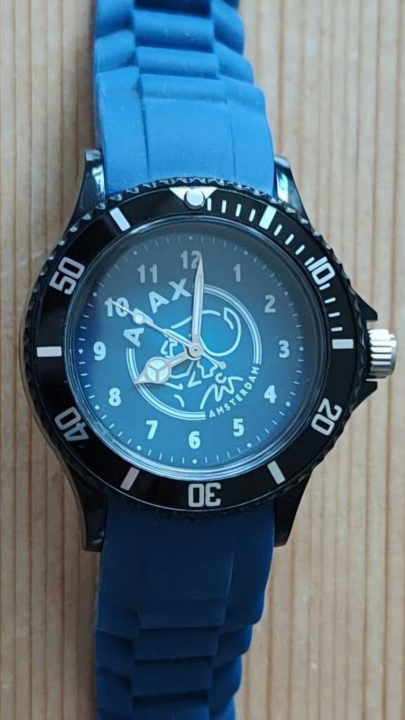 Ajax horloge!, Ophalen of Verzenden, Blauw, Jongen of Meisje
