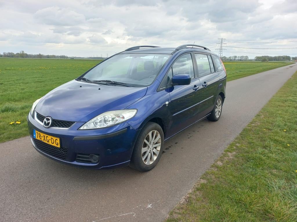 Mazda 5  *APK tot juli*  zo meenemen, Auto's, Mazda, Particulier, Benzine, D, MPV, Handgeschakeld, Origineel Nederlands, Blauw