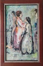 Frans Joosen"3Vrouwen"Impressionisch olieverfschilderij, Antiek en Kunst, Ophalen of Verzenden