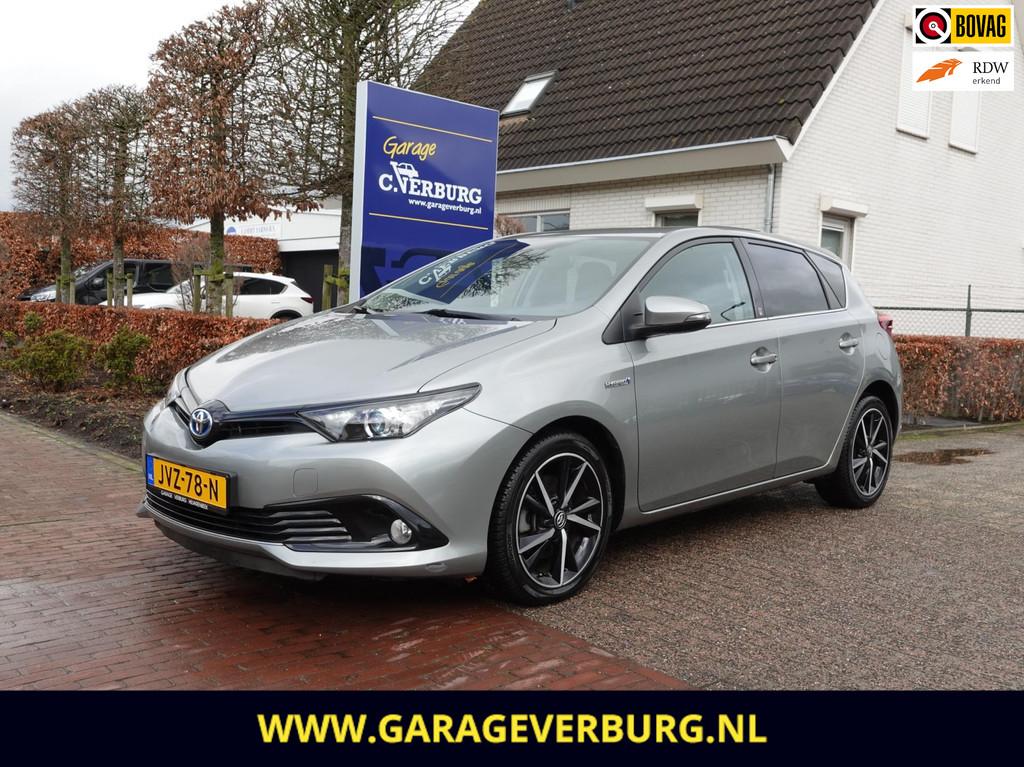 Toyota Auris 1.8 Hybrid Aspiration (Navigatie,Camera,Cruise,, Auto's, 28 km/l, Gebruikt, 4 cilinders, Bedrijf