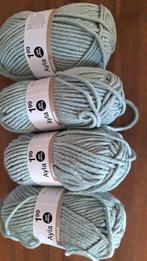 Zeeman Ayla Haakgaren/ breigaren - 4 bollen groen, Hobby en Vrije tijd, Breien en Haken, Ophalen of Verzenden, Nieuw, Breien of Haken