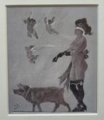 Felicien Rops. Prent. Pornocrates., Antiek en Kunst, Ophalen of Verzenden