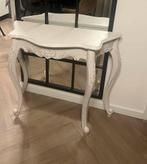 Witte barok sidetable / console tafel – haltafel, Ophalen, Zo goed als nieuw, Overige vormen, 25 tot 50 cm