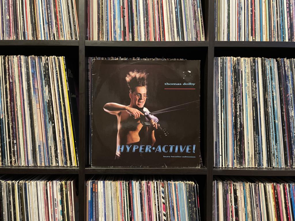 Thomas Dolby-Hyperactive 12 Inch vinyl in goede staat, Ophalen of Verzenden, 1980 - 1989, Gebruikt, 12 inch