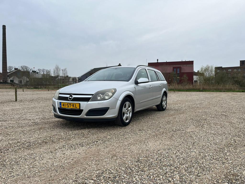 Opel Astra 1.8 16V St.wgn 2006 Grijs, Auto's, Voorwielaandrijving, Stof, 1225 kg, 4 cilinders