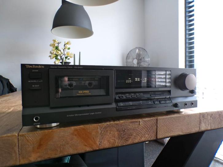 Mooi Technics HX-PRO cassette deck type RS-B465, Audio, Tv en Foto, Cassettedecks, Enkel, Overige merken, Tiptoetsen, High speed dubbing