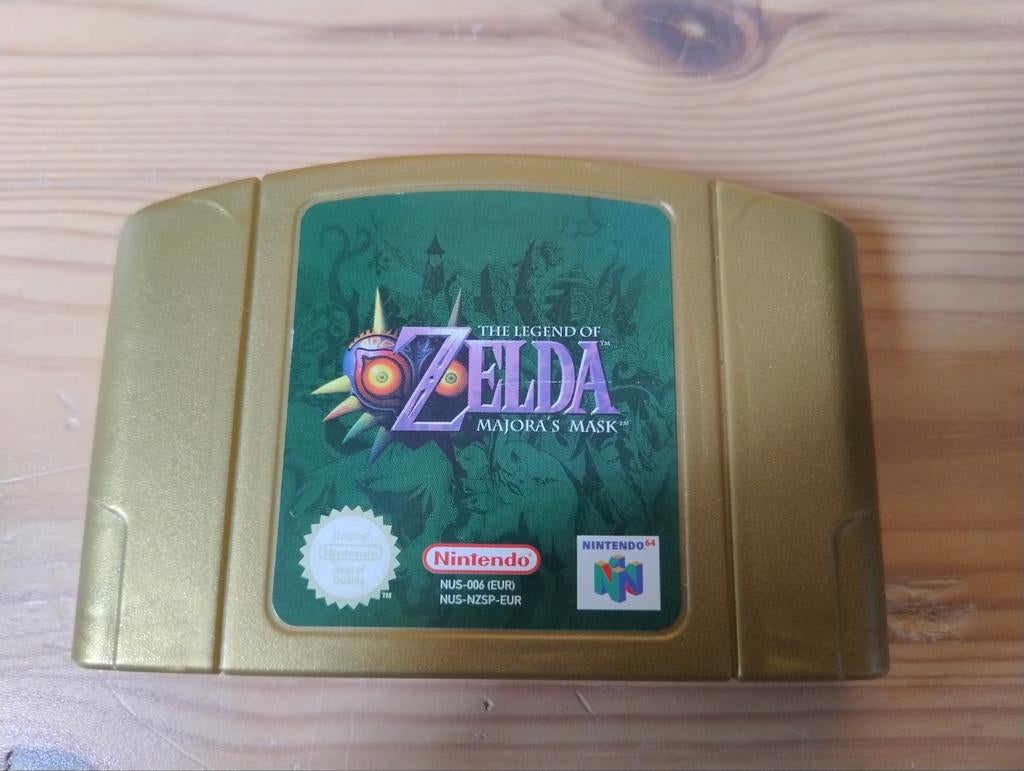 Zelda Majora's Mask N64, Spelcomputers en Games, 1 speler, Ophalen of Verzenden, Gebruikt, Vanaf 3 jaar