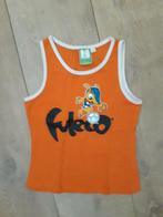 Leuke oranje sportieve top 110-116, Ophalen of Verzenden, Zo goed als nieuw, Meisje, Shirt of Longsleeve