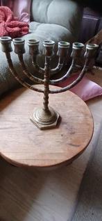 Joodse 7 armige kandelaar, Antiek en Kunst, Ophalen of Verzenden, Koper of Brons