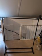 Zwart kledingrek van buizen, Ophalen, Gebruikt