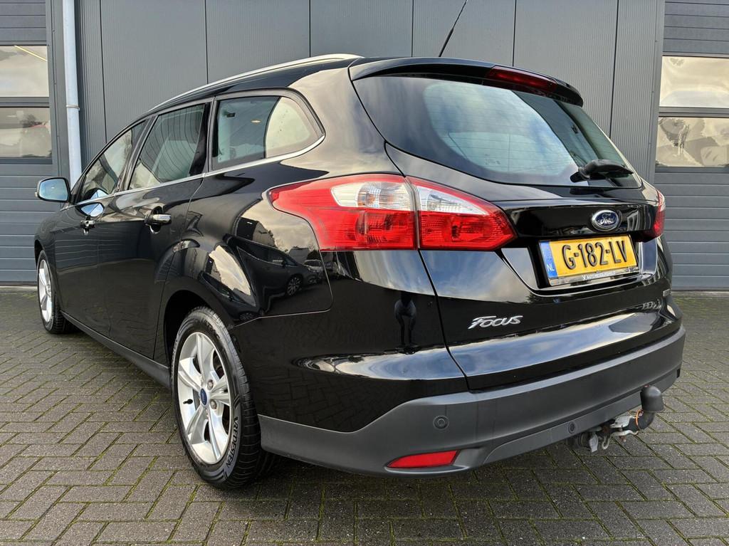 Ford Focus Wagon 1.0 EcoBoost 125 PK Titanium | NAVI | CRUIS, Auto's, Ford, Euro 5, Gebruikt, Zwart, Zwart
