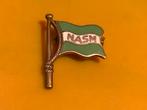 Emaille speldje NASM HAL rederij scheepvaart Holland Amerika, Ophalen of Verzenden, Gebruikt, Transport, Speldje of Pin