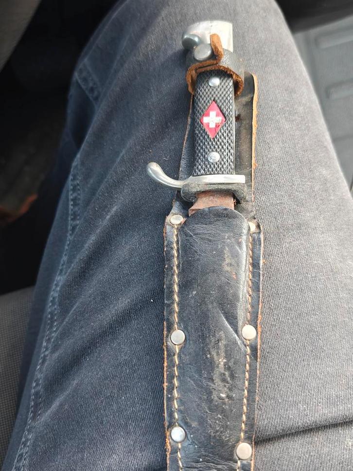 Zwitsers Legermes met Schede, Verzamelen, Militaria | Algemeen, Overige soorten, Mes of Dolk, Overige gebieden, Ophalen of Verzenden