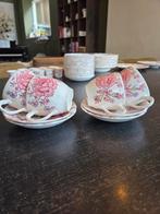 Johnson Brothers Rose Chintz Kop en Schotels (4 stuks), Antiek en Kunst, Antiek | Servies los, Ophalen of Verzenden